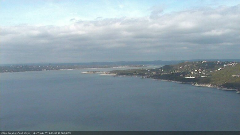Lake Travis webcam, November 6, 2019 11:30 AM CT