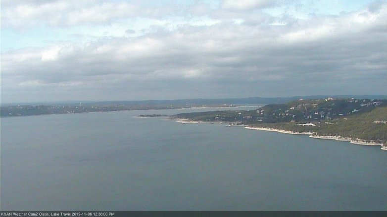 Lake Travis webcam, November 6, 2019 11:40 AM CT
