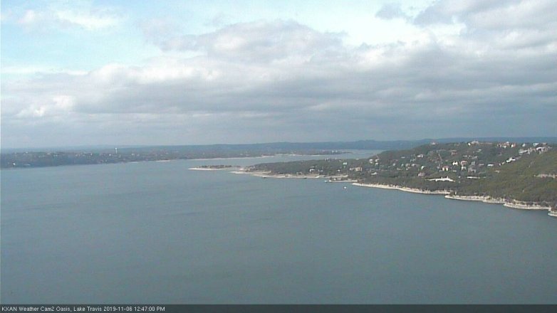 Lake Travis webcam, November 6, 2019 11:50 AM CT
