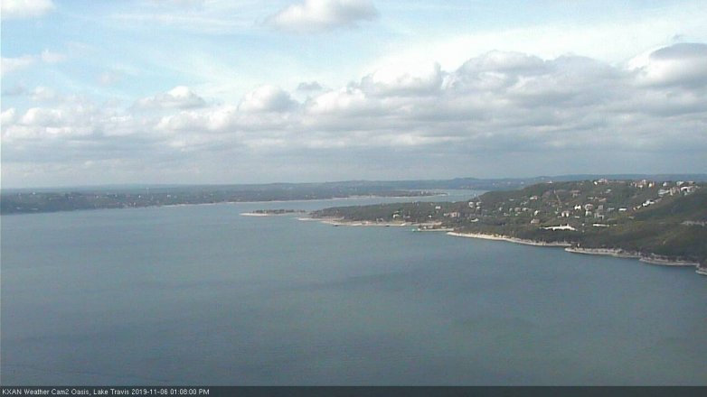 Lake Travis webcam, November 6, 2019 12:10 PM CT