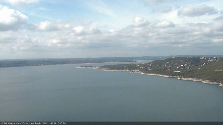 Lake Travis webcam, November 6, 2019 12:20 PM CT