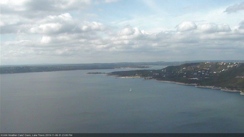 Lake Travis webcam, November 6, 2019 12:25 PM CT
