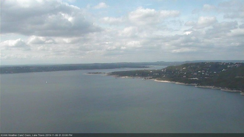 Lake Travis webcam, November 6, 2019 12:35 PM CT