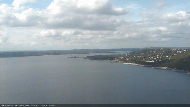 Lake Travis webcam, November 6, 2019 12:40 PM CT
