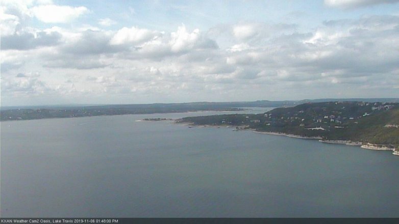 Lake Travis webcam, November 6, 2019 12:50 PM CT