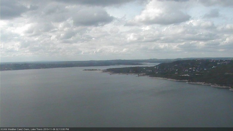 Lake Travis webcam, November 6, 2019 1:15 PM CT