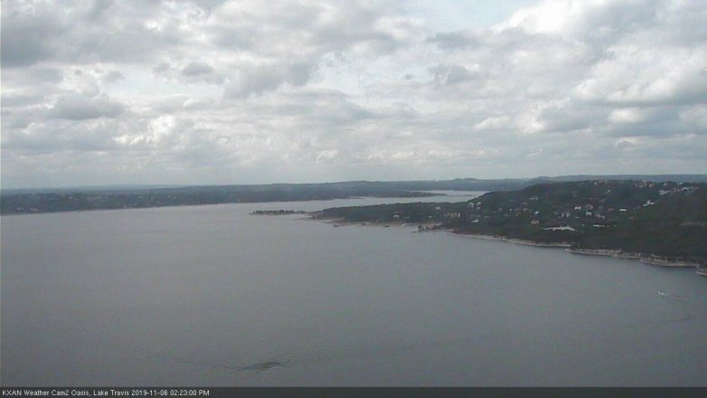 Lake Travis webcam, November 6, 2019 1:25 PM CT