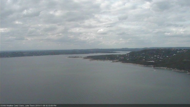 Lake Travis webcam, November 6, 2019 1:35 PM CT