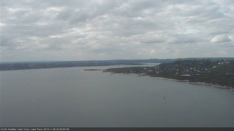 Lake Travis webcam, November 6, 2019 1:40 PM CT