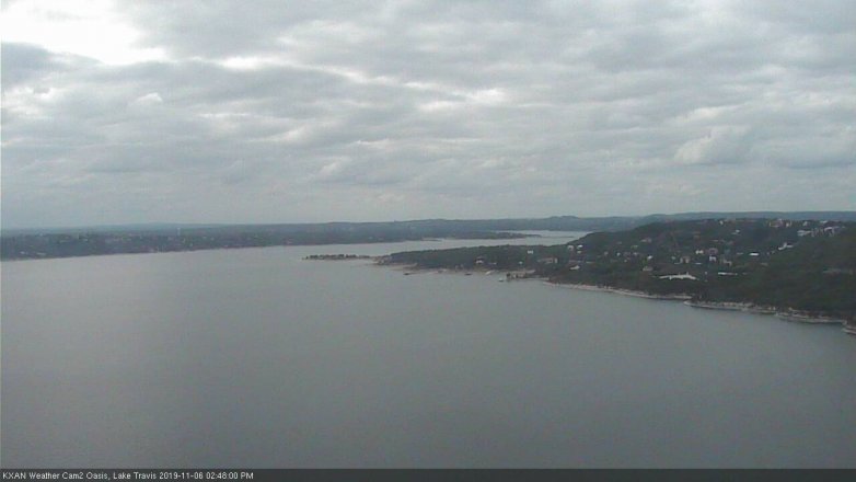 Lake Travis webcam, November 6, 2019 1:50 PM CT