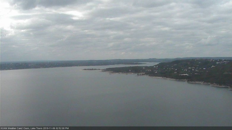 Lake Travis webcam, November 6, 2019 1:55 PM CT