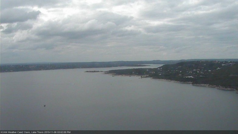 Lake Travis webcam, November 6, 2019 2:05 PM CT