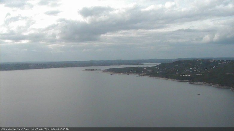 Lake Travis webcam, November 6, 2019 2:40 PM CT
