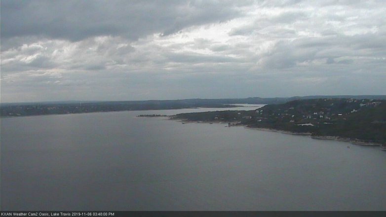 Lake Travis webcam, November 6, 2019 2:50 PM CT