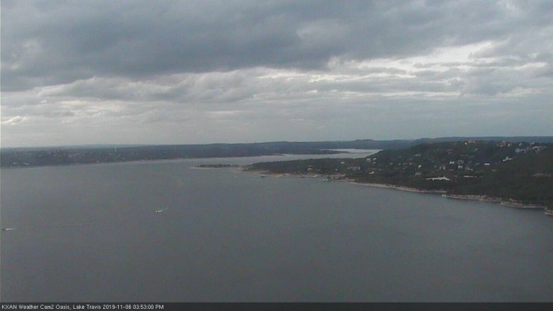 Lake Travis webcam, November 6, 2019 2:55 PM CT