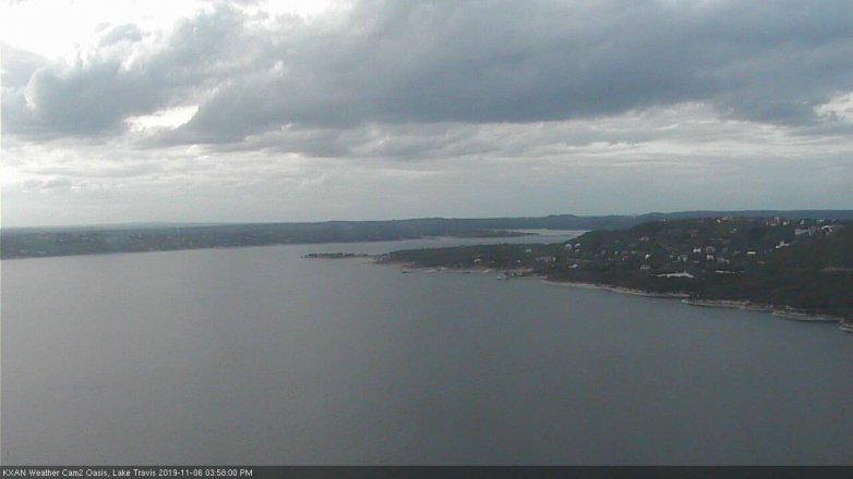 Lake Travis webcam, November 6, 2019 3:00 PM CT
