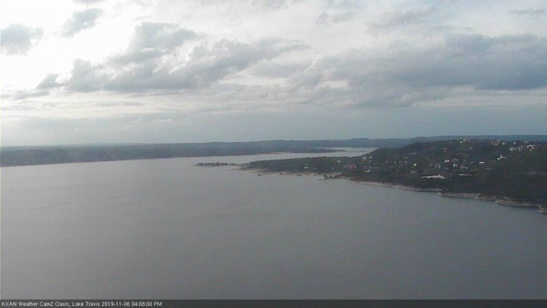 Lake Travis webcam, November 6, 2019 3:10 PM CT