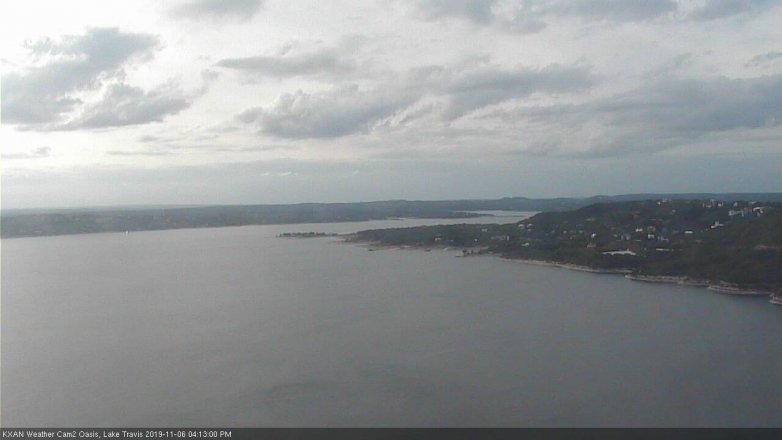 Lake Travis webcam, November 6, 2019 3:15 PM CT