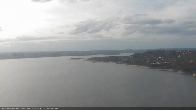 Lake Travis webcam, November 6, 2019 3:25 PM CT