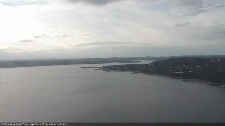 Lake Travis webcam, November 6, 2019 3:35 PM CT