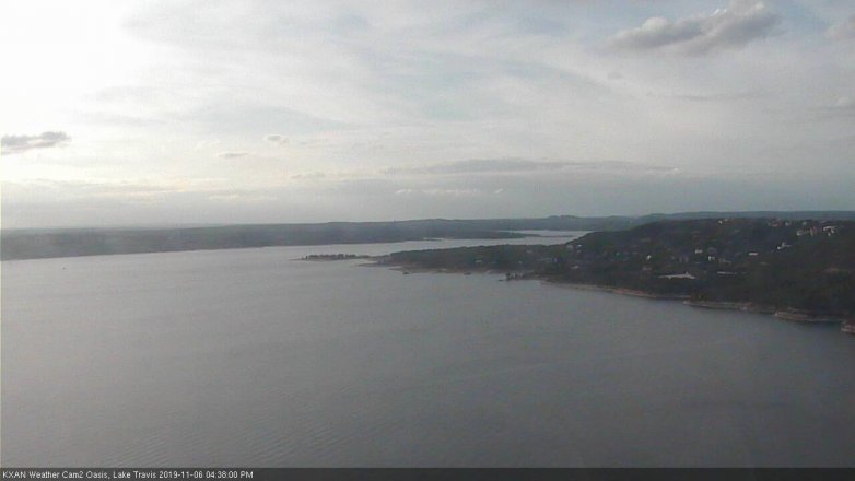 Lake Travis webcam, November 6, 2019 3:40 PM CT