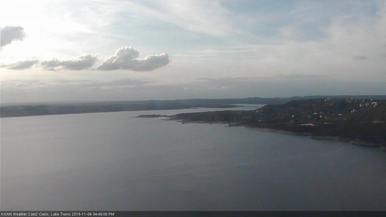 Lake Travis webcam, November 6, 2019 3:50 PM CT