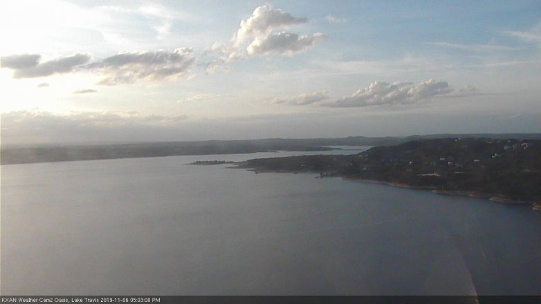 Lake Travis webcam, November 6, 2019 4:05 PM CT