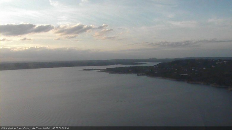 Lake Travis webcam, November 6, 2019 4:10 PM CT