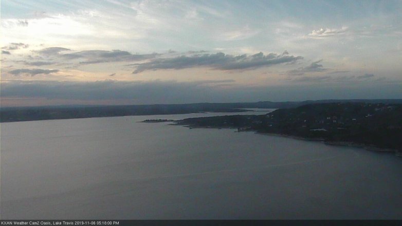 Lake Travis webcam, November 6, 2019 4:20 PM CT