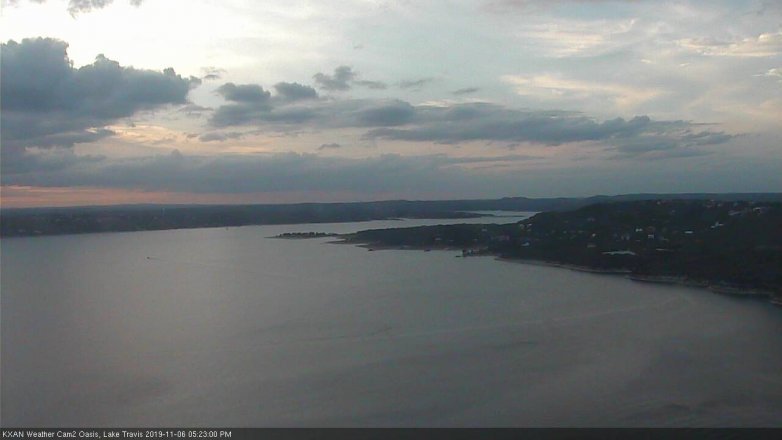 Lake Travis webcam, November 6, 2019 4:25 PM CT