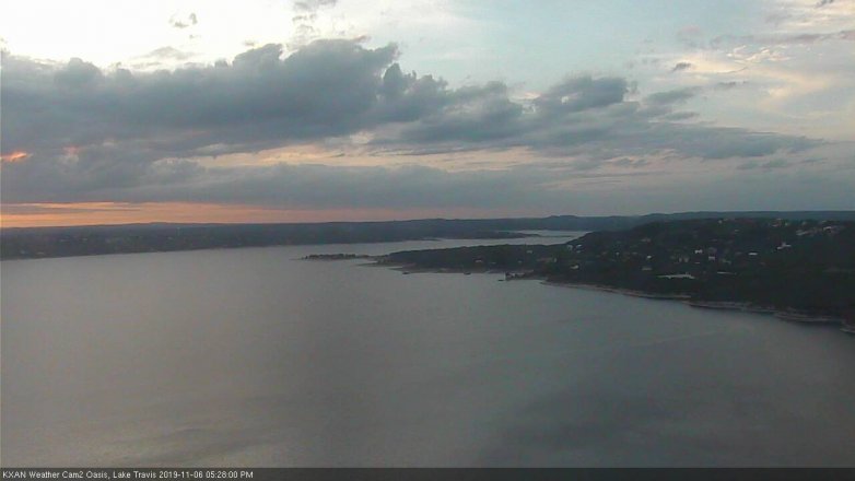 Lake Travis webcam, November 6, 2019 4:30 PM CT