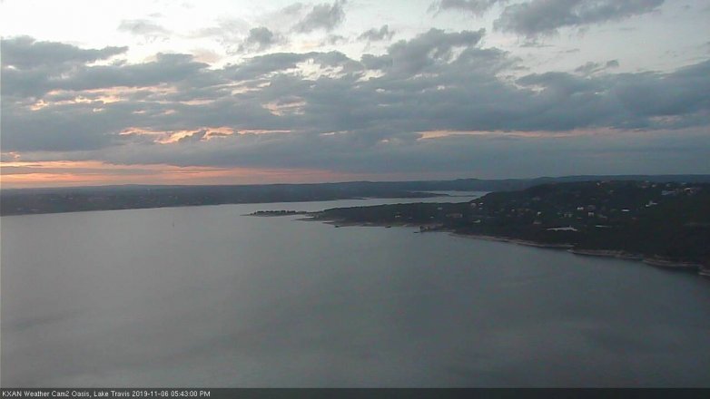 Lake Travis webcam, November 6, 2019 4:45 PM CT