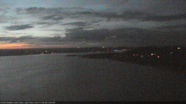 Lake Travis webcam, November 6, 2019 5:15 PM CT