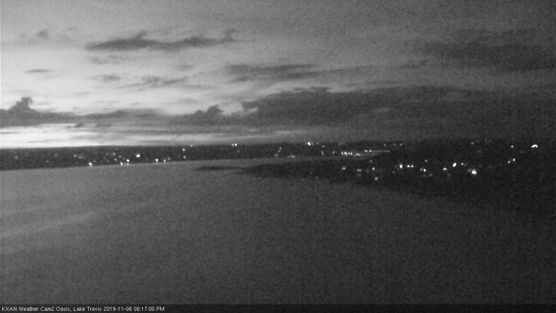 Lake Travis webcam, November 6, 2019 5:20 PM CT