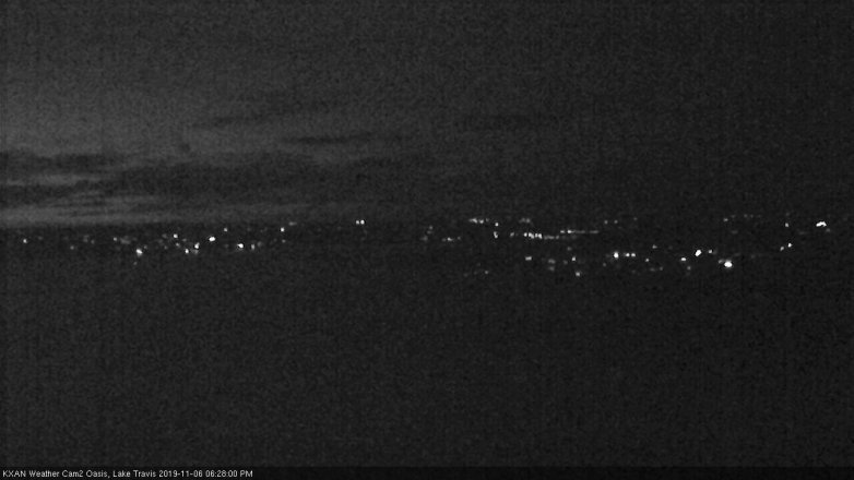 Lake Travis webcam, November 6, 2019 5:30 PM CT