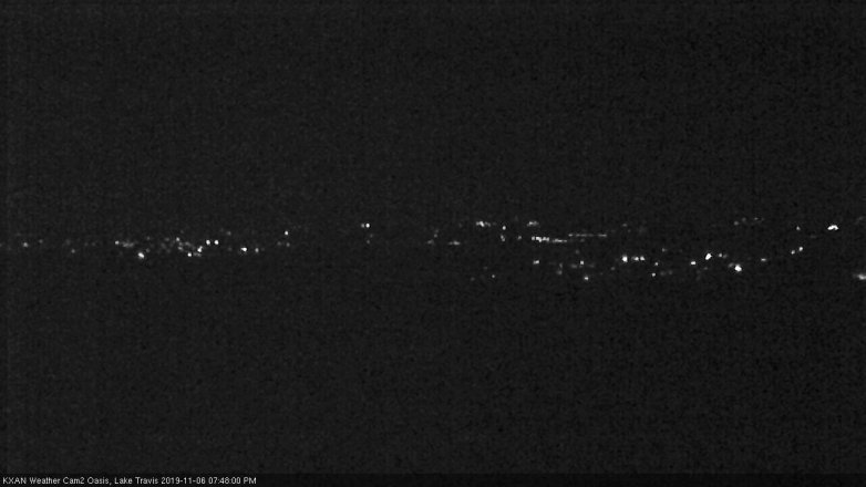 Lake Travis webcam, November 6, 2019 6:50 PM CT