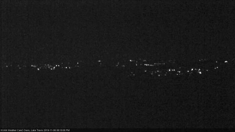 Lake Travis webcam, November 6, 2019 7:20 PM CT