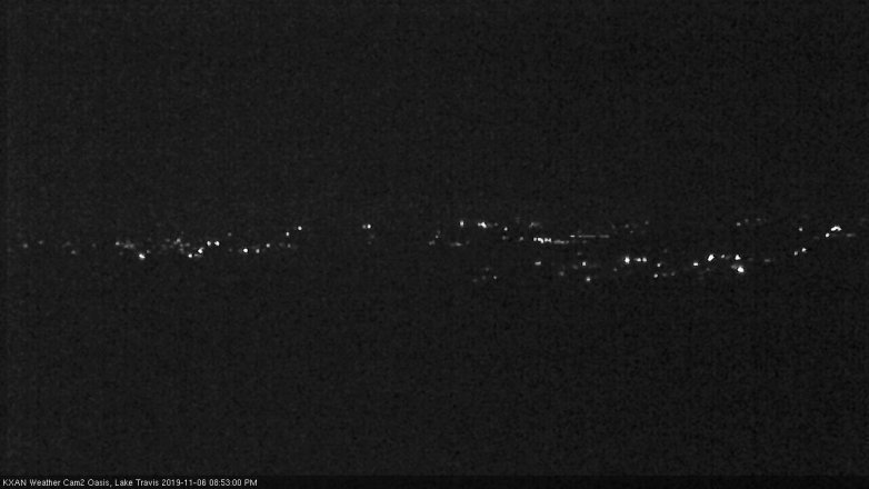 Lake Travis webcam, November 6, 2019 7:55 PM CT
