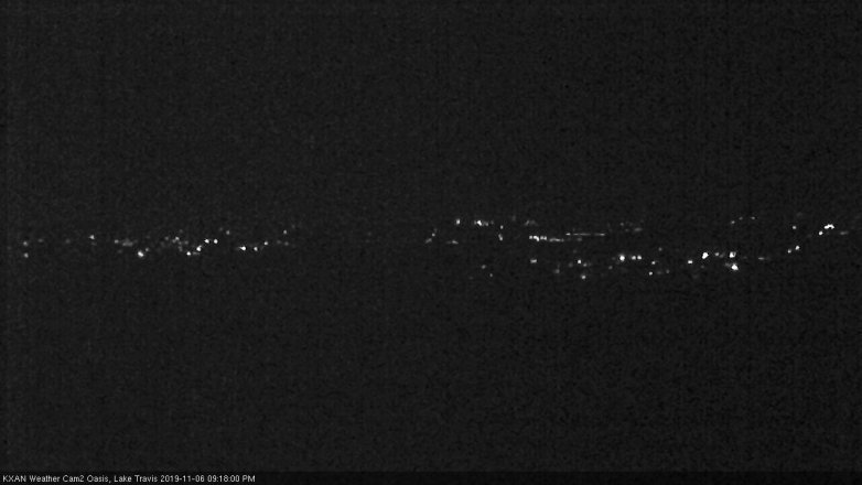 Lake Travis webcam, November 6, 2019 8:20 PM CT