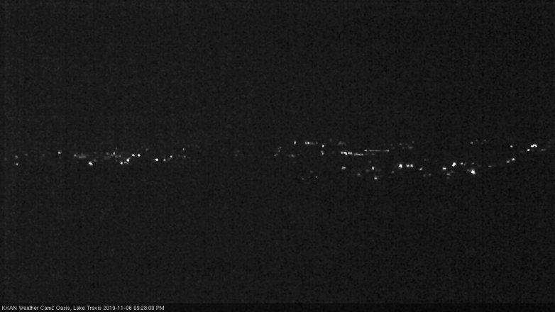 Lake Travis webcam, November 6, 2019 8:30 PM CT
