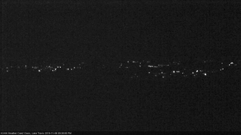Lake Travis webcam, November 6, 2019 8:40 PM CT