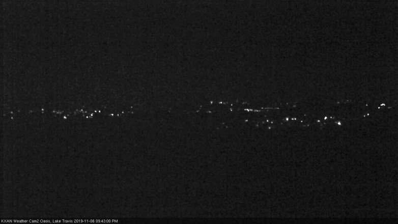Lake Travis webcam, November 6, 2019 8:45 PM CT