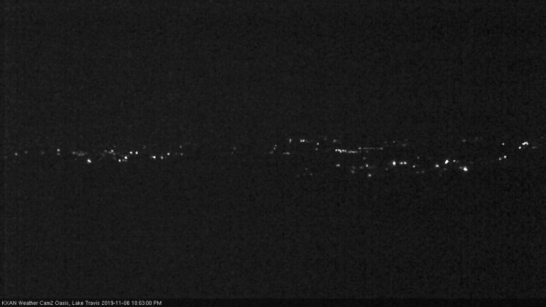 Lake Travis webcam, November 6, 2019 9:05 PM CT