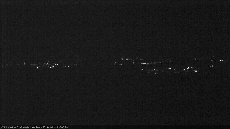 Lake Travis webcam, November 6, 2019 9:10 PM CT