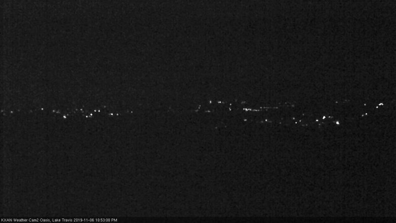 Lake Travis webcam, November 6, 2019 9:55 PM CT