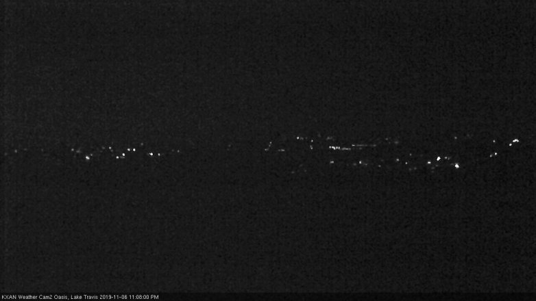 Lake Travis webcam, November 6, 2019 10:10 PM CT