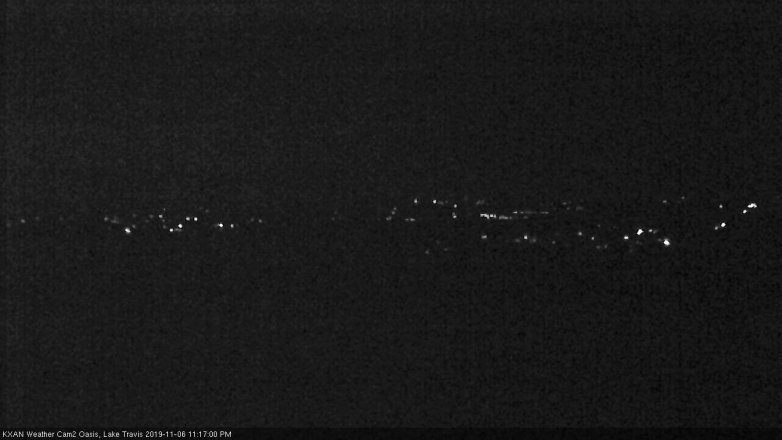 Lake Travis webcam, November 6, 2019 10:20 PM CT