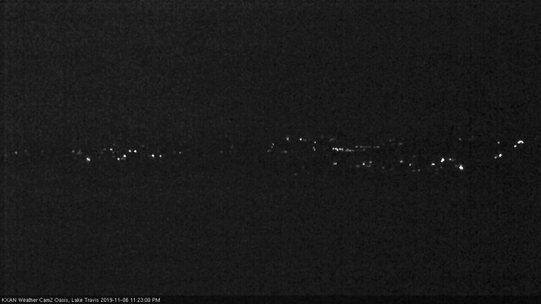 Lake Travis webcam, November 6, 2019 10:25 PM CT