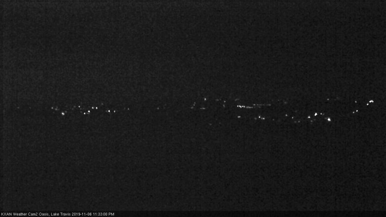 Lake Travis webcam, November 6, 2019 10:35 PM CT