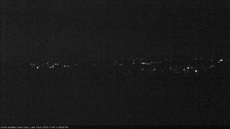 Lake Travis webcam, November 6, 2019 10:50 PM CT